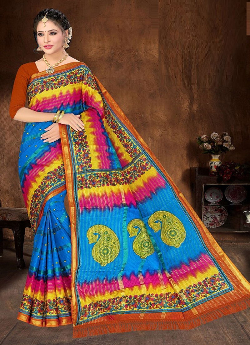 Mohabbatein 2 Regular Wear Designer Wholesale Cotton Printed Saree
